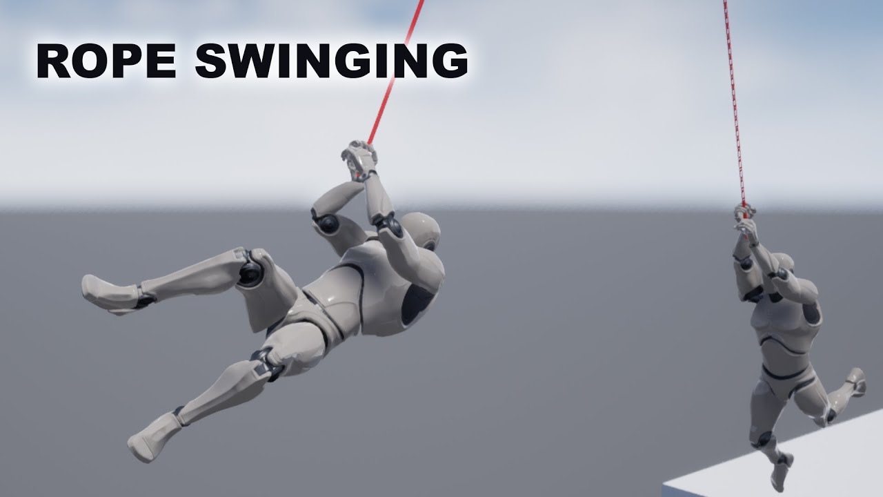 UE4 Rope Swinging System Tutorial YouTube DarknessFX GameDev DFX.lv