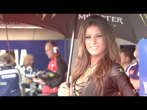 Umbrella girls - Check out the MotoGP™ Grid Girls as we head into the paddock to show you just how important they are to keeping spiritshigh on adrenaline fuelled race weekends.