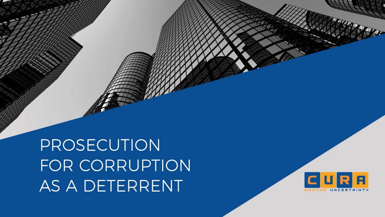 Prosecution for Corruption as a Deterrent