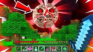 lunar moon and red sun in minecraft