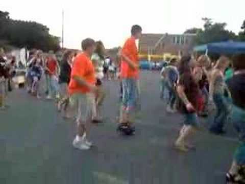 Dominic and Frenchie dancing