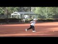 Tennis: 4 year old Aussie Adam training 15/4/08