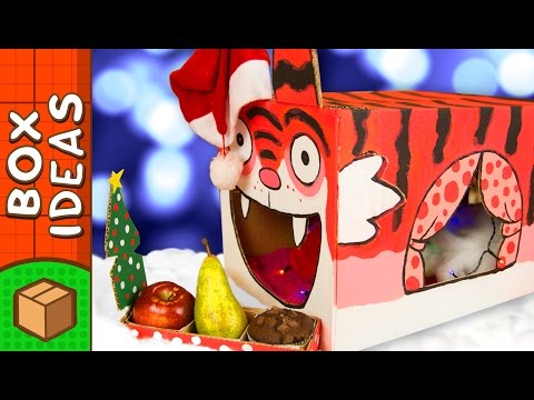 Decorating The Tiger Cat House For Christmas