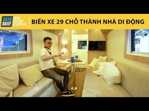 Biến xe 29 chỗ thành nhà di động |Autodaily.vn|