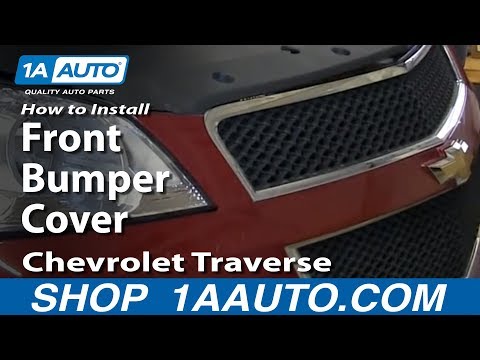 How To Install Remove Front Bumper Cover 2009-13 Chevrolet Traverse