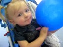 Makayla and her baloon