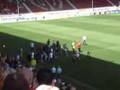 Mainz 05 Trainingsauftakt 2008 II: Einlauf Gunkel - Jørn Andersen