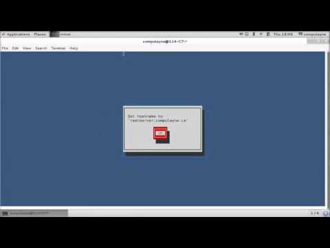 how to change hostname in centos