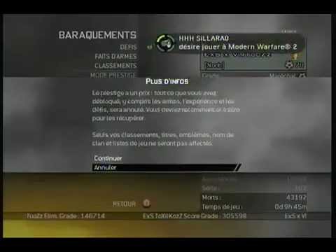 Modern Warfare 2 lobby Prestige 10 ( 3D )