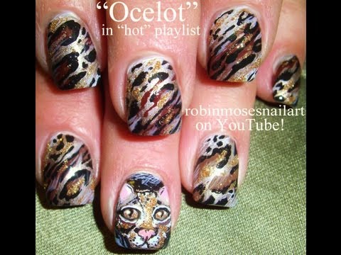 Ocelot Nails! Hot New Trendy Animal Print!