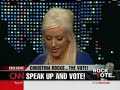 Christina Aguilera Interview (Rock The Vote) Larry King Live