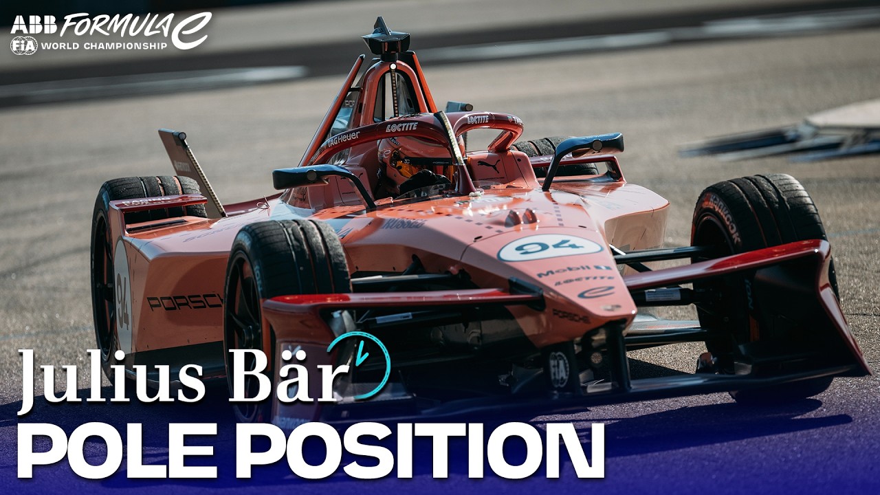 Pascal Wehrlein Julius Bar Pole Position | 2026 Hankook Berlin E-Prix Round 8