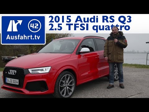 2015 Audi RS Q3 2.5 TFSI 340 PS Facelift   Fahrbericht der Probefahrt  Test   Review German