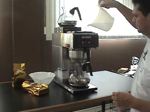 how to drain a bunn vp17