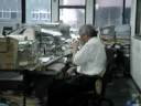 My boss sips a coffee