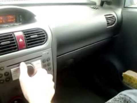 how to take out corsa c cd player
