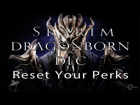 how to reset perks in skyrim