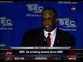 Sylvester Croom - SEC Media Days 2008 - Part 3