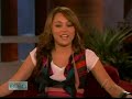 Miley on Ellen 11/20 Miley on Ellen 11/20