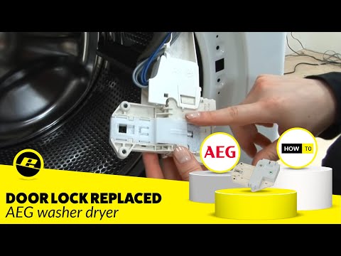 how to drain aeg washing machine