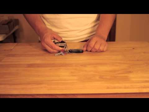 how to open key ring