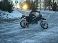 little crash on ice :)
