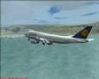 Landing VHHH Boeing 747