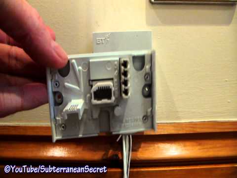 how to fit vdsl faceplate