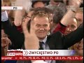 Wyniki wybor�w 2007: PO 43,7% / PiS 30,4% - Reakcje sztab�w!