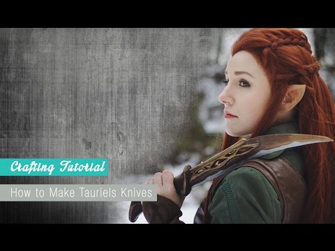 How to make Tauriels Knives Tutorial | Naoko Cosplay |