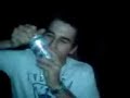 4 of my friends Shotgun-ing beers....Dedicated to J-D.....lol....