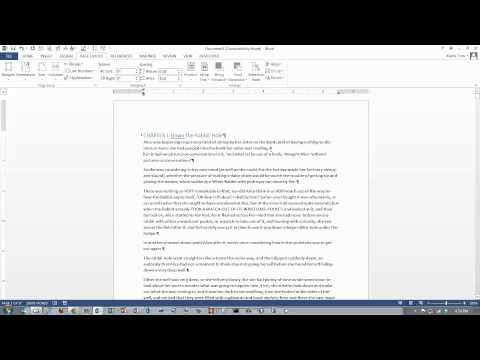 how to eliminate line breaks in word