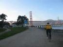 San Francisco -- A bike ride across the Golden Gate Bridge