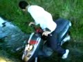scooter 70cc embourb� apres un run VS Rs malossi