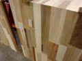 u shaped conversation table for Copenhagen from recycled wood.MPG