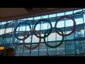 Giant Olympic Rings vs. Greet Heathrow Airport Passengers At Terminal 5