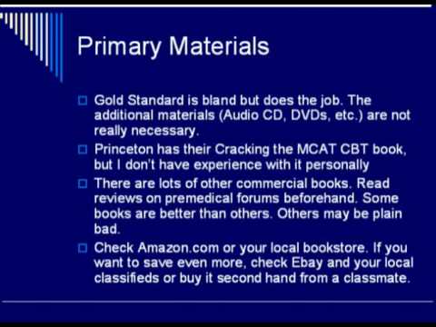 how to properly study for the mcat