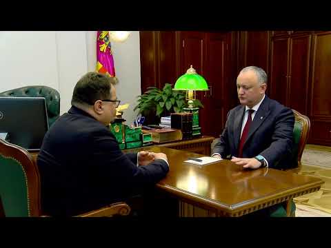 Președintele țării a avut o întrevedere cu șeful Delegației Uniunii Europene