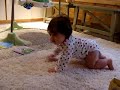 Grace's first weekedn to crawl