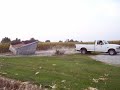 Rednecks (me and my buddy) destroy small building Rednecks (me and my buddy) destroy small building