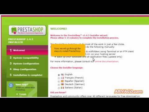 how to install prestashop in joomla