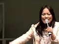 Talented Korean female CCM Singer Sohyang - 4, 22, 2007. At Onnuri Church, Seobinggo, Seoul, Korea.
