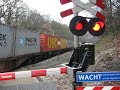 trainstop on the railroadcrossing