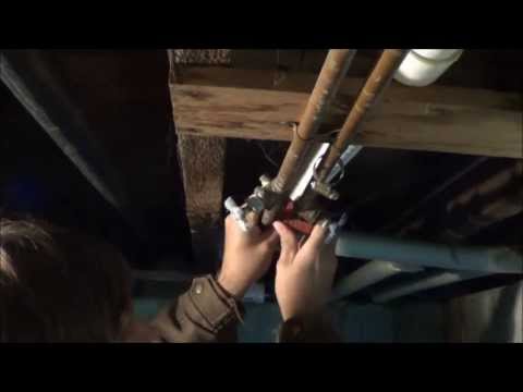 how to repair leak in copper pipe