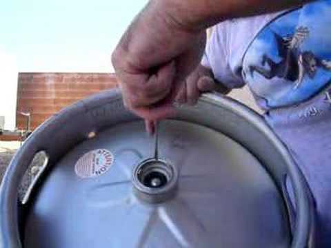 how to relieve keg pressure