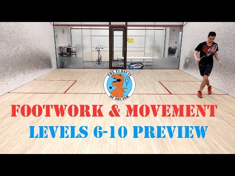 Squash - Footwork & Movement - Premium Content Preview - Levels 6-10