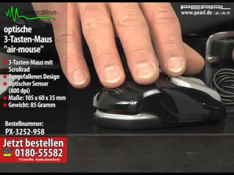 GeneralKeys Optische 3-Tasten-Maus 