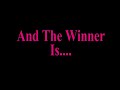 Give Away Winner!!!:)