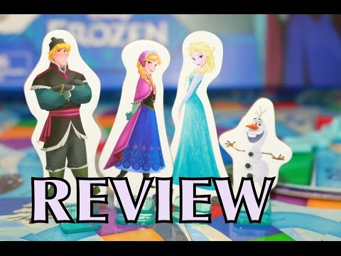 FROZEN Elsa Anna Kristoff Olaf SURPRISE SLIDES Game REVIEW Disney Princess AllToyCollector