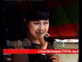 Dangdut girl singing in sheer outfit